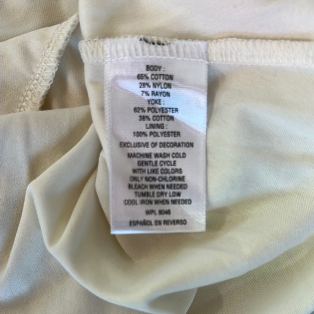 Style & Co. White Embroidered Peplum Tunic - Picture 6 of 10